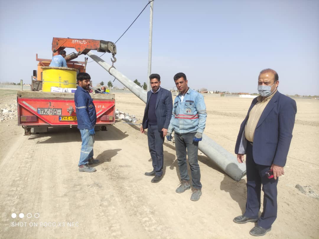 احداث شبکه اصلی فشار قوی