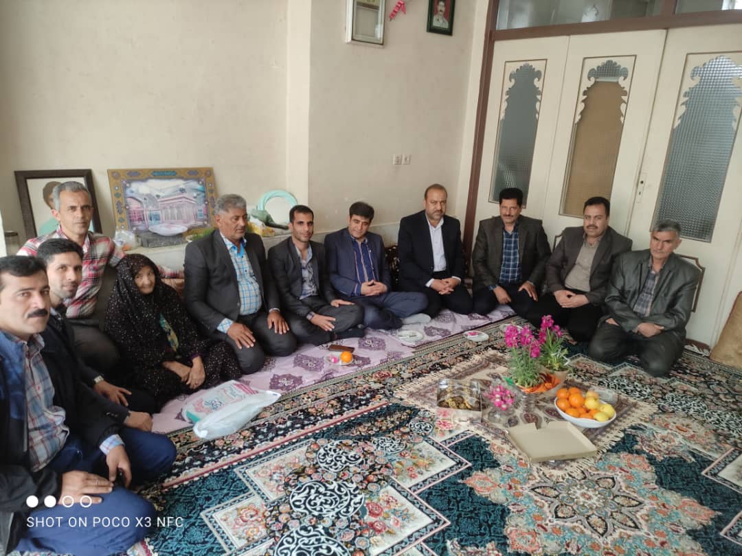 دیدار نوروزی با خانواده معزز شهدا