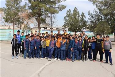 بازدید مهندس داودی از پروژه خیّرساز دبستان شهید مفتح