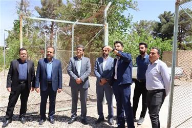 بازدید مهندس داودی و اعضای شورای اسلامی شهر از پست برق شهر زیار