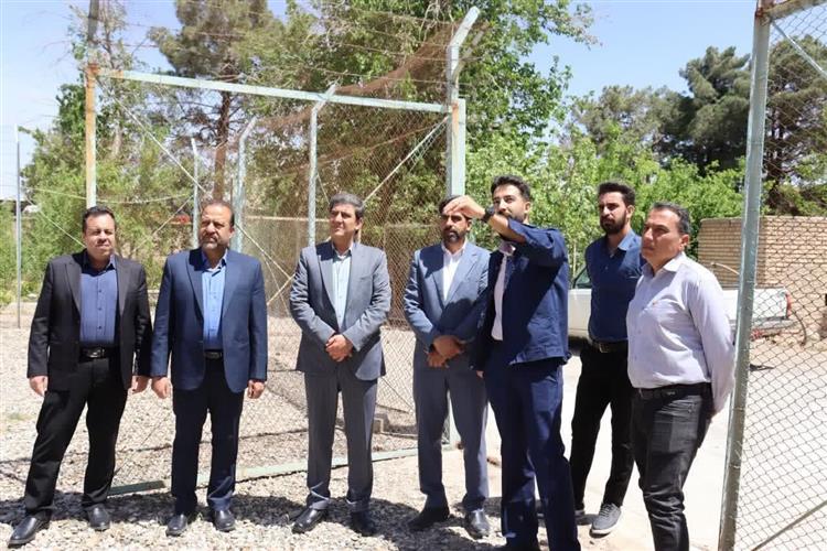 بازدید مهندس داودی و اعضای شورای اسلامی شهر از پست برق شهر زیار